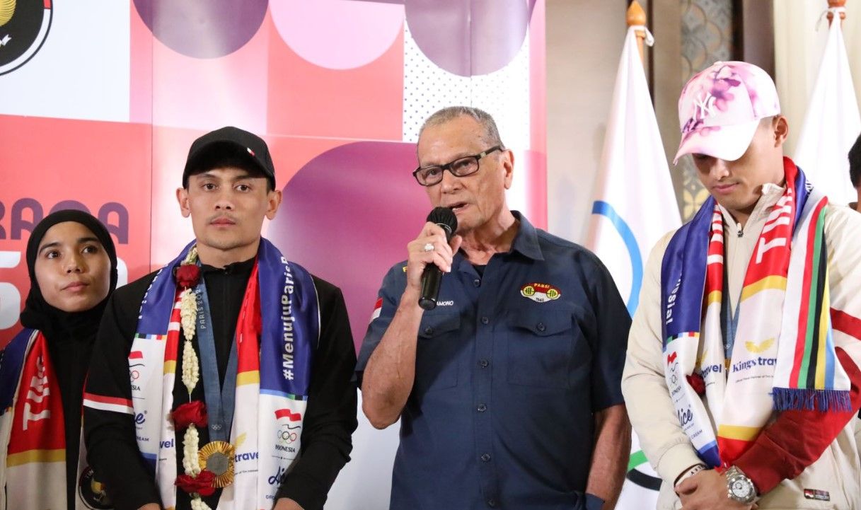 Perwakilan FPTI dan PABSI ucapkan terima kasih kepada Menpora Dito Ariotedjo atas dukungan ke atlet Olimpiade Paris 2024/foto: Kemenpora RI.