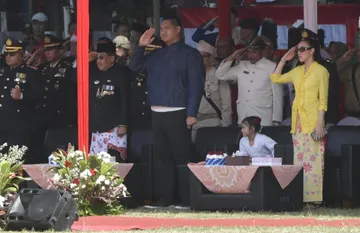 Menpora RI Dito Ariotedjo ikuti upacara HUT ke-79 RI di Pulau Seribu/foto: Kemenpora RI.