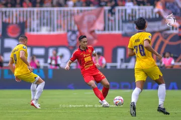 Rizky Ridho di laga Persija vs Persik Kediri (Foto: ligaindonesiabaru)