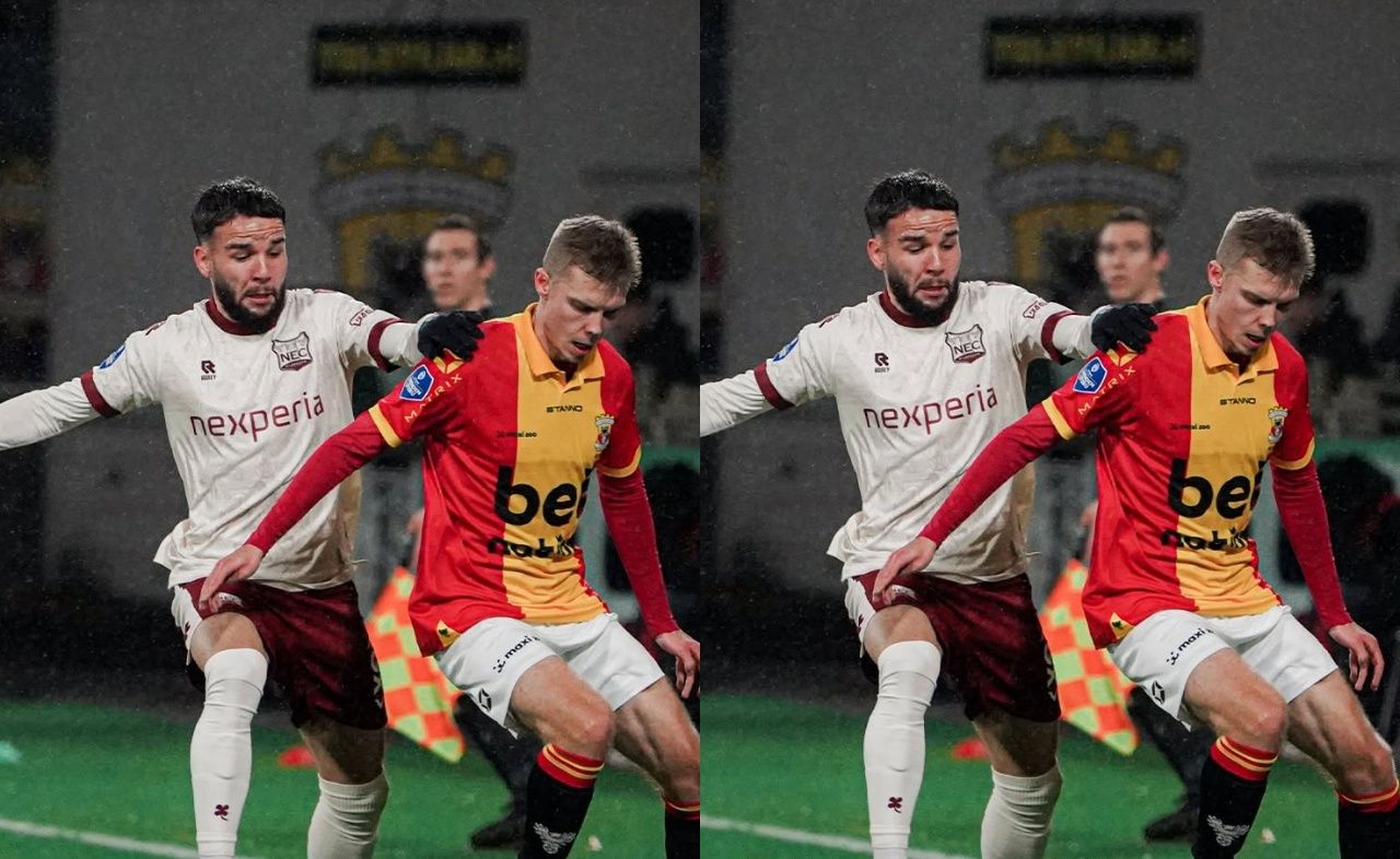 Calvin Verdonk di Laga Go Ahead Eagles vs NEC Nijmegen (Foto: instagram/necnijmegen)