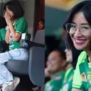 ivo ananda persebaya.jpg - Ivo Ananda saat nonton laga Persebaya vs Arema di Gelora Bung Tomo/foto: IG Ivo Ananda.