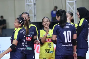 Suasana pertandingan Kejurnas Voli U-19 2024 hari ketiga, Selasa (10/12/2024). Foto: PBVSI