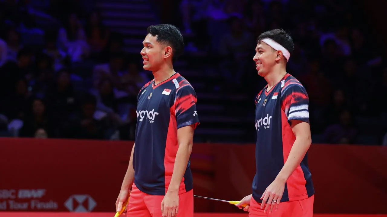 Fajar Alfian/Muhammad Rian  Ardianto di BWF World Tour Finals 2024/ Humas PBSI.