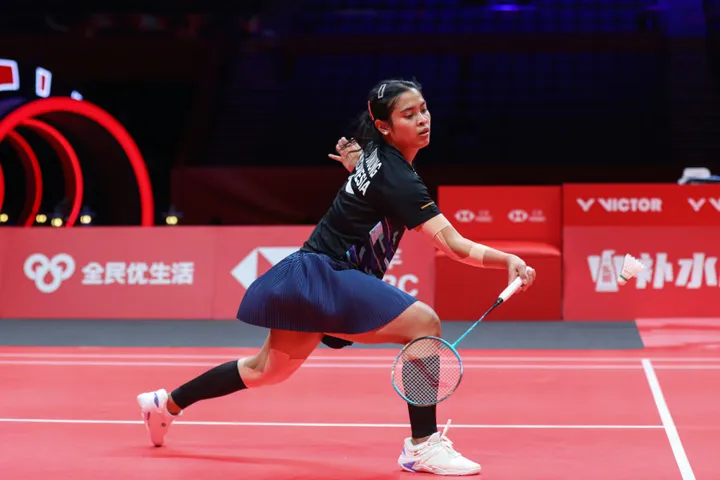 Gregoria Mariska Tunjung di BWF World Tour Finals 2024 (Foto: PBSI)