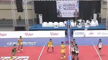 Cinus VC vs NN Privolley di Kejurnas Voli U-19 2024/Tangkapan Layar