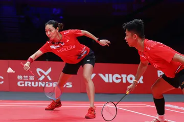 Dejan Ferdinansyah/Gloria Emanuelle Widjaja di BWF World Tour Finals 2024 (Foto: PBSI)