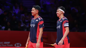 Fajar Alfian/Muhammad Rian  Ardianto di BWF World Tour Finals 2024/ Humas PBSI.
