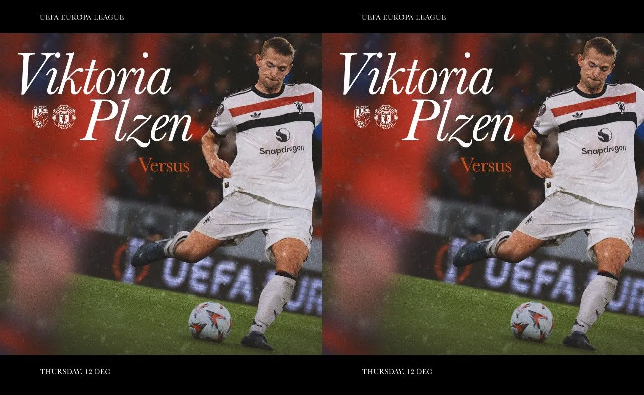 Viktoria Plzen vs Manchester United (Foto: instagram/@manchesterunited)