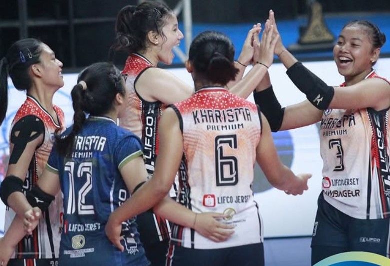 Kharisma Premium lolos ke semifinal Kejurnas Voli U-19 2024/foto: IG Moji Sport