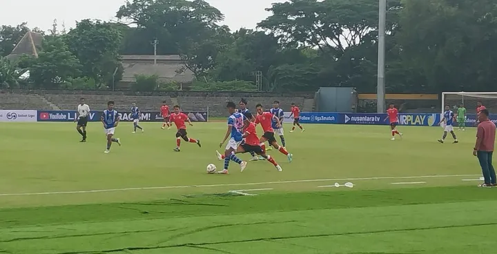 Pertandingan Sumut United FC vs PSDS Deli Serdang di Liga Nusantara 2024/2025/foto: SportCorner.id/M. Nurhendra Saputra.