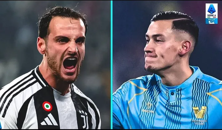 Pertandingan yang mempertemukan Juventus vs Venezia berlangsung pada pekan ke-16 Serie A, 14 Desember 2024 (@serie A) 