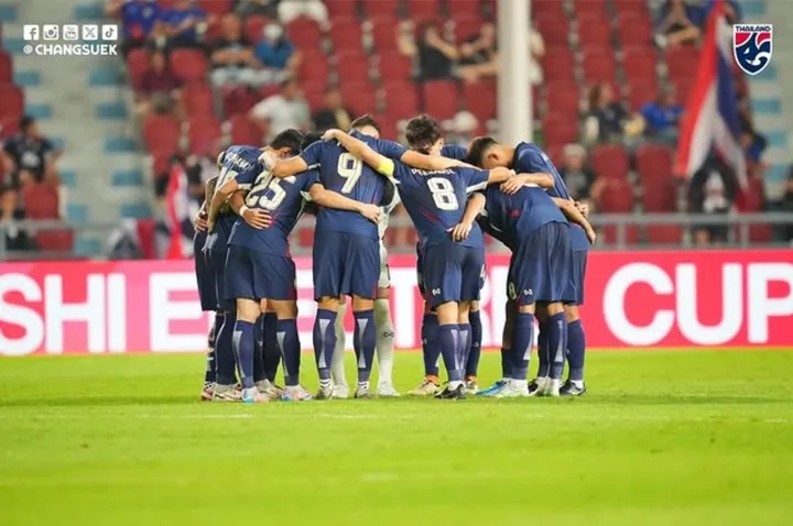 Thailand menang tipis, 1-0, atas Malaysia di Grup A Piala AFF 2024/foto: IG Changsuek.