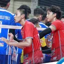 Bharata Muda menang 3-2 atas Indomaret di babak 8 besar Kejurnas Voli U-19 2024/foto: IG Moji Sport.