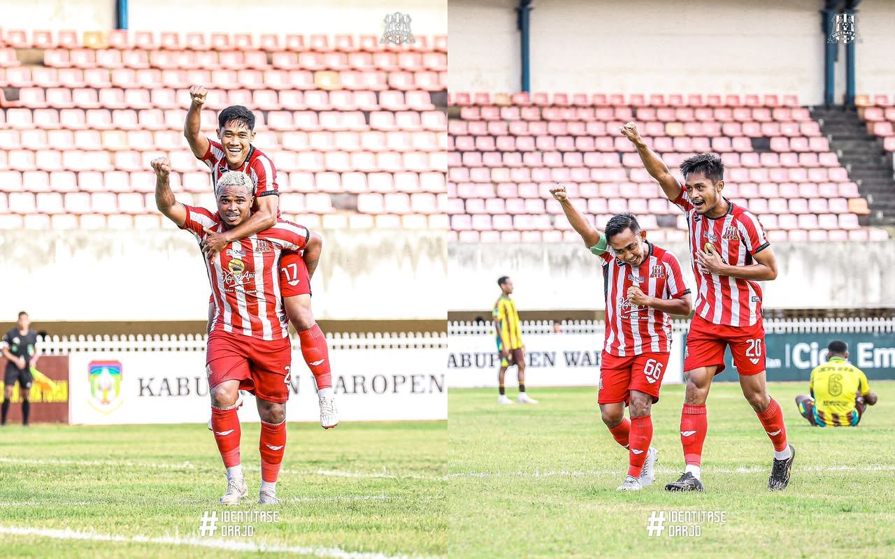 Deltras Sidoarjo menang 2-1 Persewar Waropen di Grup 3 Liga 2 2024/2025/foto: IG Deltras Sidoarjo.