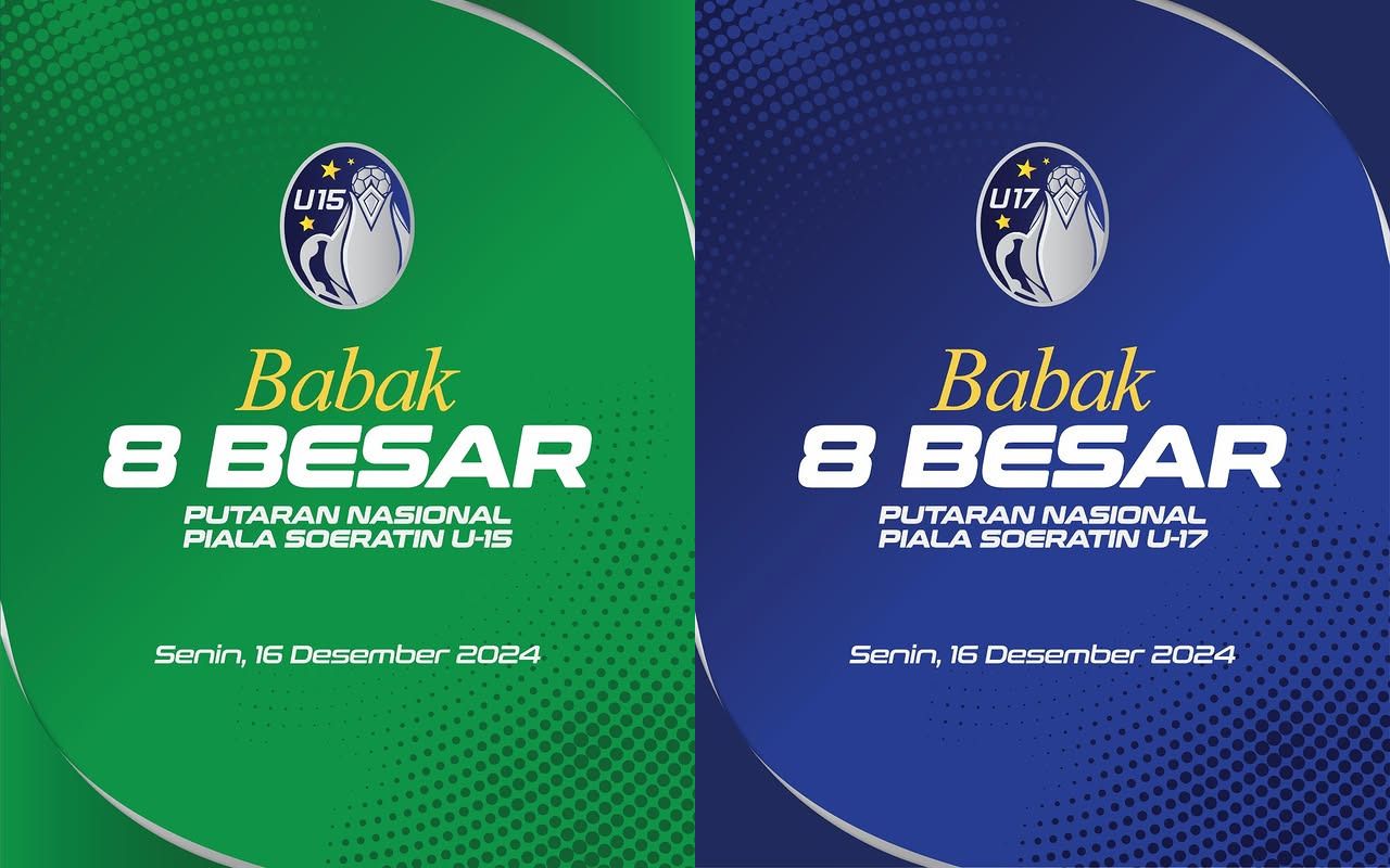 Babak 8 besar Piala Soeratin U-17 dan U-15 2024/foto: IG Piala Soeratin.