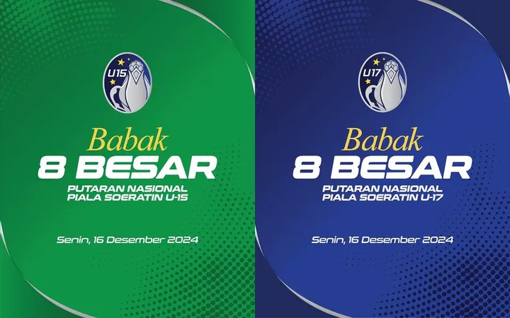 Babak 8 besar Piala Soeratin U-17 dan U-15 2024/foto: IG Piala Soeratin.