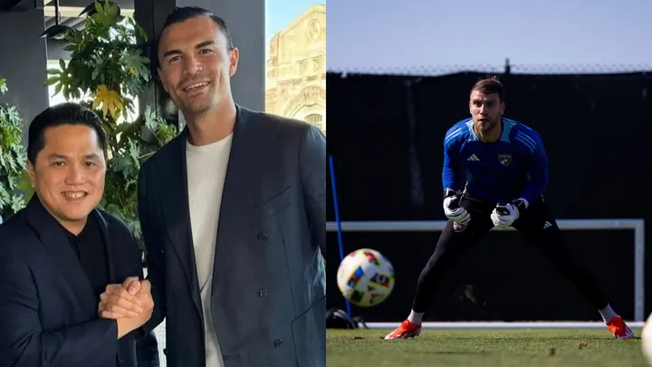 Emil Audero dan Maarten Paes (Foto: instagram/@erickthohir dan x.com/FCDallas)