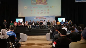 Konferensi Pers Proliga 2025/SportCorner Tino Ferdiano.