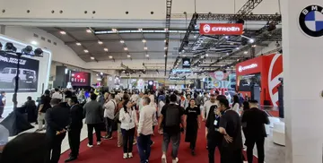 Kemeriahan suasana di salah satu rangkaian pameran Gaikindo 2024. (Dok. Sportcorner.id/Chadie)