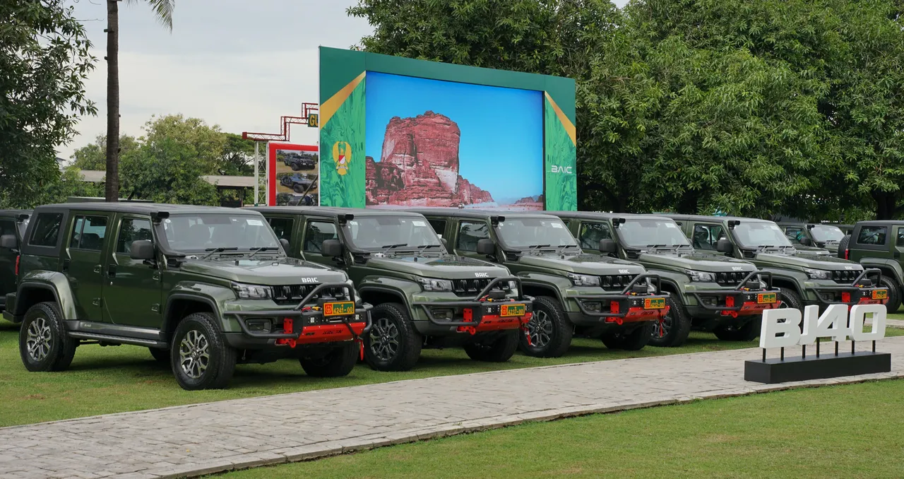 Penyerahan 22 unit rantis BAIC BJ40 Plus kepada TNI-AD (Dok. BAIC Indonesia)