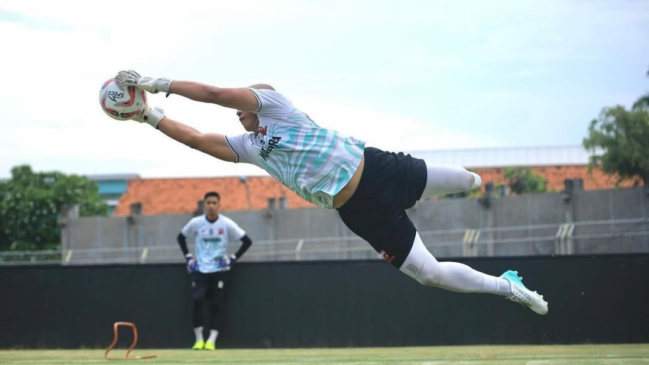 Kiper Madura United, Aditya Harlan/ IG Aditya Harlan