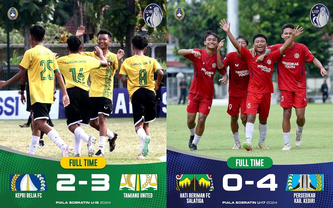 Piala Soeratin U-15 dan U-17 peringkat ketiga/foto: IG Piala Soeratin.