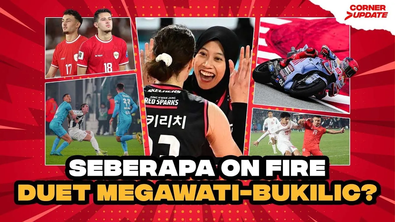 Duet Megawati-Bukilic tampil apik di Red Sparks/foto: SportCorner.id