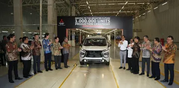 Seremoni pencapaian produksi satu juta unit di fasilitas MMKI GIIC Cikarang Bekasi (Dok. MMKSI)