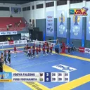 Yogya Falcons menang 3-0 atas Yuso Yogyakarta di Yogya Volley Cup 2024/foto: Vidio.