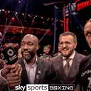 Juara tinju kelas berat IBF, Daniel Dubois langsung naik ke atas ring setelah Oleksandr Usyk menang atas Tyson Fury dalam pertarungan yang berlangsung di Kingdom Arena, Riyadh, Arab Saudi, 22 Desember 2024 (tangkapan layar Skysports)