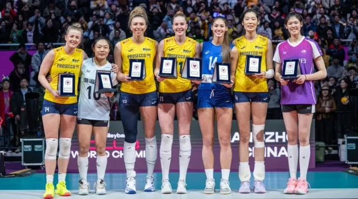 Daftar penerima penghargaan FIVB Volleyball Women's Club World Championship 2024/foto: Volleyball World.