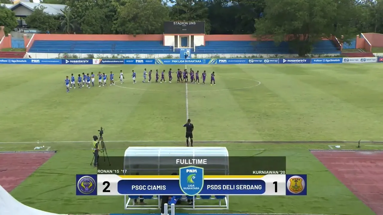 PSGC Ciamis vs PSDS Deli Serdang (Foto: YouTube LIB TV)