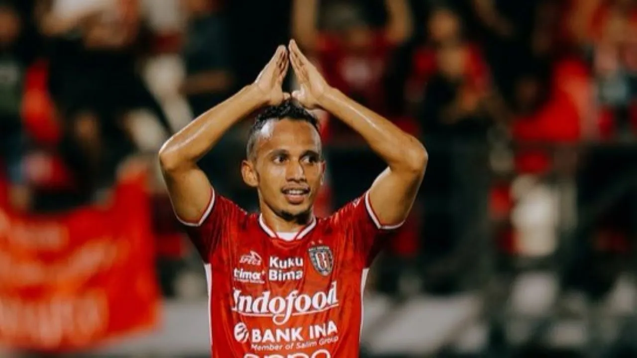 Pemain Bali United, Irfan Jaya/X Bali United.