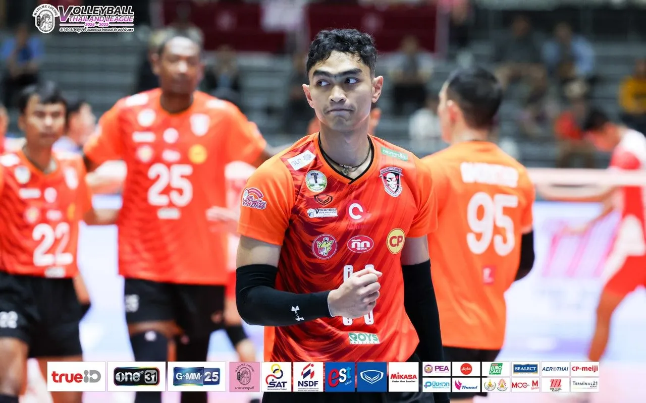 Doni Haryono bermain untuk Nakhon Ratchasima di Liga Voli Thailand/foto: FB Thai Volleyball League.