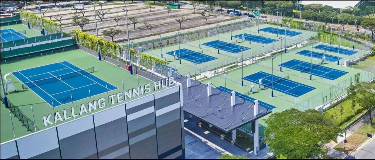 Kallang Tennis Hub yang jadi arena pertandingan Singapore Tennis Open 2025 (Foto: Singapore Sports Hub)
