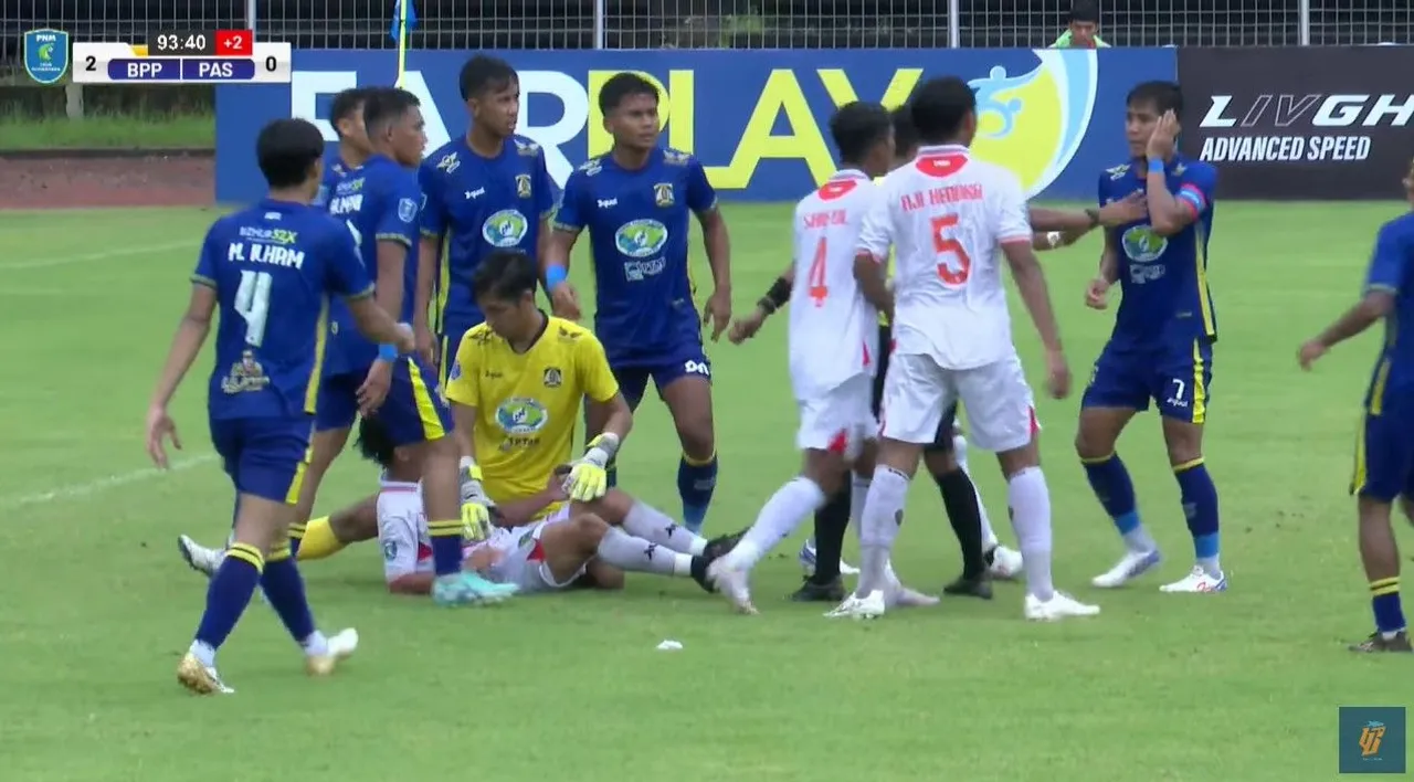 Persiba vs Persekabpas di pekan ketujuh Liga Nusantara 2024/2025/foto: Youtube LIB TV.