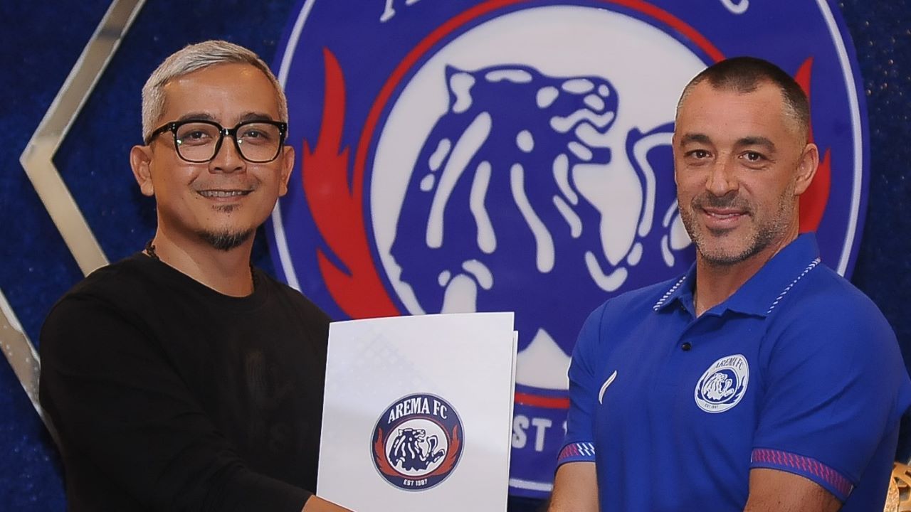 Pelatih baru Arema FC, Ze Gomes/Media Arema FC.