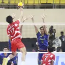 Samator vs Garuda Jaya - Pertandingan lanjutan Proliga 2025 yang mempertemukan Surabaya Samator vs Jakarta Garuda Jaya. berlangsung di GOR Jati Diri, Semarang, Sabtu (3/1/2024). Foto: PBVSI