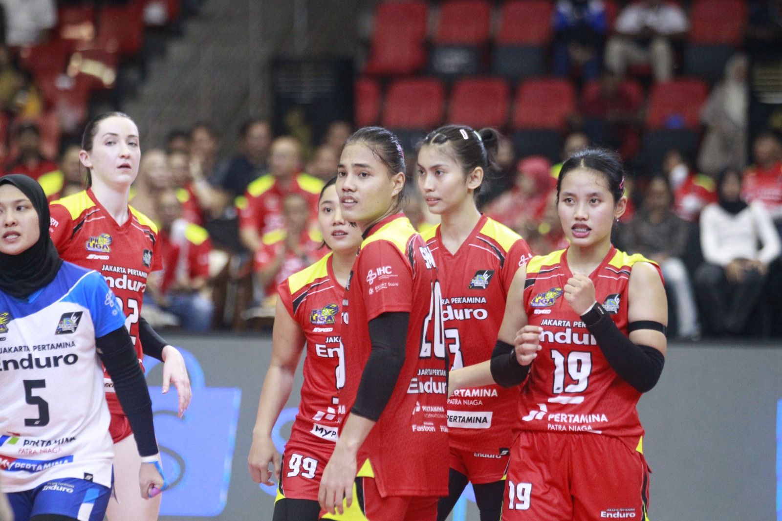 Tim Jakarta Pertamina Enduro di Proliga 2025 (Foto: PBVSI)