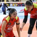 Nurlaili Kusuma dan Junaida Santi di Jakarta Pertamina Enduro/foto: IG JPEVolley