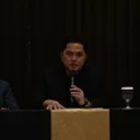 Ketua Umum PSSI, Erick Thohir/SportCorner Alwan Naufal. - Ketua Umum PSSI, Erick Thohir/SportCorner Alwan Naufal.