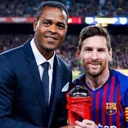 Patrick Kluivert dan Lionel Messi/foto: IG Patrick Kluivert.