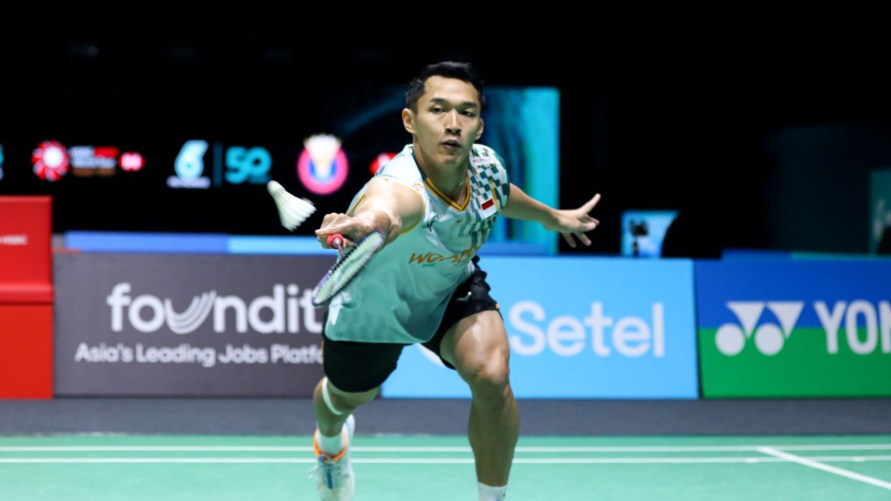 Jonatan Christie di Malaysia Open 2025/Media PBSI