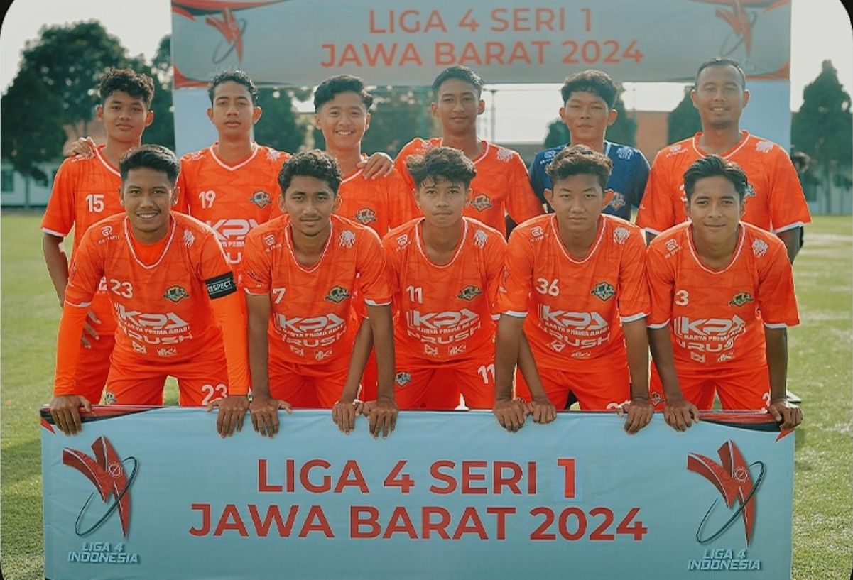 Para pemain Cimahi United di Liga 4 Jawa Barat 2024/2025 seri 1/foto: IG Ciamhi United.