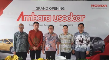Seremoni pembukaan diler resmi mobil bekas Honda bersertifikasi di Karang Tengah, Tangerang. (Dok. HPM)