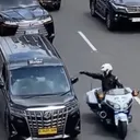 Patwal RI36-Instagram.jpg - Viral patwal mobil dinas RI 36 terlihat marah. (@pmi_official)