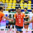 Doni Haryono bermain untuk Nakhon Ratchasima di Liga Voli Thailand 2024/2025/foto: Volleyball Thailand League.