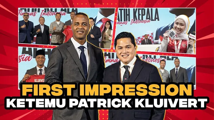 Patrick Kluivert resmi diperkenalkan ke publik pada Minggu (12/1/2025)foto: SportCorner.id