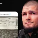 Khabib Nurmagomedov diusir dari pesawat/foto: IG SportCorner