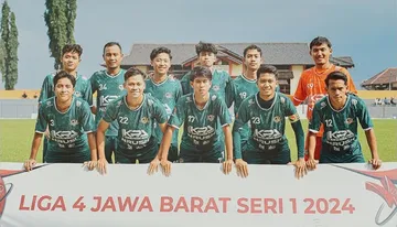 Para pemain Cimahi United di Liga 4 2024/2025 Jawa Barat seri 1/foto: IG Ciamhi United.